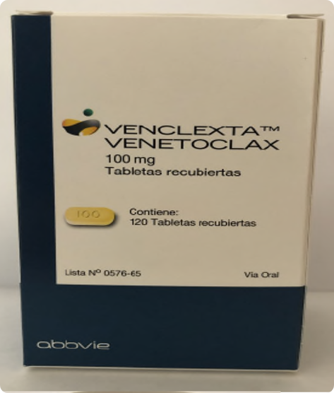 Venclexta® 100 Mg Tableta Recubierta Caja X 1 Frasco X 120 Tabletas